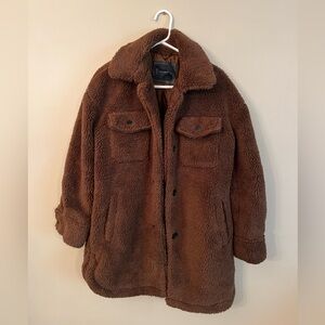 Lucky Brand Oversized Teddy Jacket
